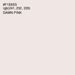 #F1E8E5 - Dawn Pink Color Image